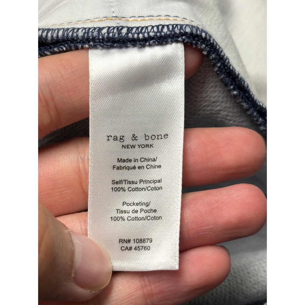NWT Rag & Bone Miramar Sofie High Rise Ankle Wide Leg Faux Denim 32X30 $238 - Picture 5 of 13